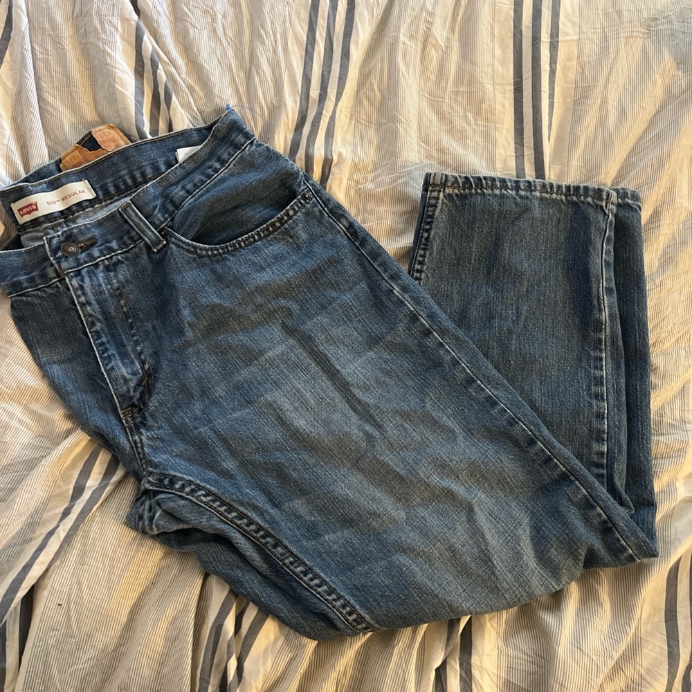 2000’a 505 Levi 34x28 blue jeans